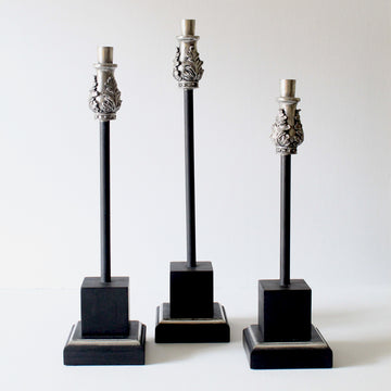 NOORZARA TAPPER CANDLE HOLDER S03- SILVER