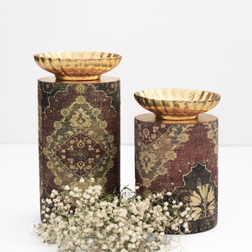 PRITHA PILLAR CANDLE HOLDERS