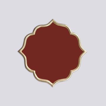 JAHANARA PLATTER -MAROON
