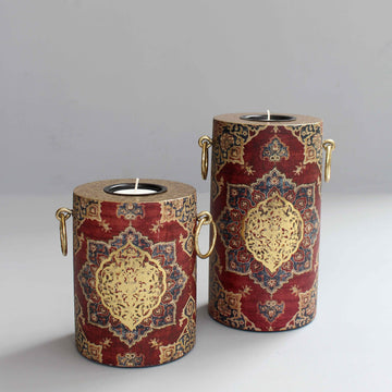 Abeer Pillar Candle Holders (Set of 2)