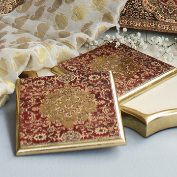 PAARIJAT COASTERS (SET OF 6)