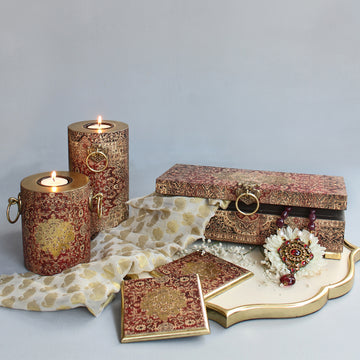 PAARIJAT COASTERS (SET OF 6)