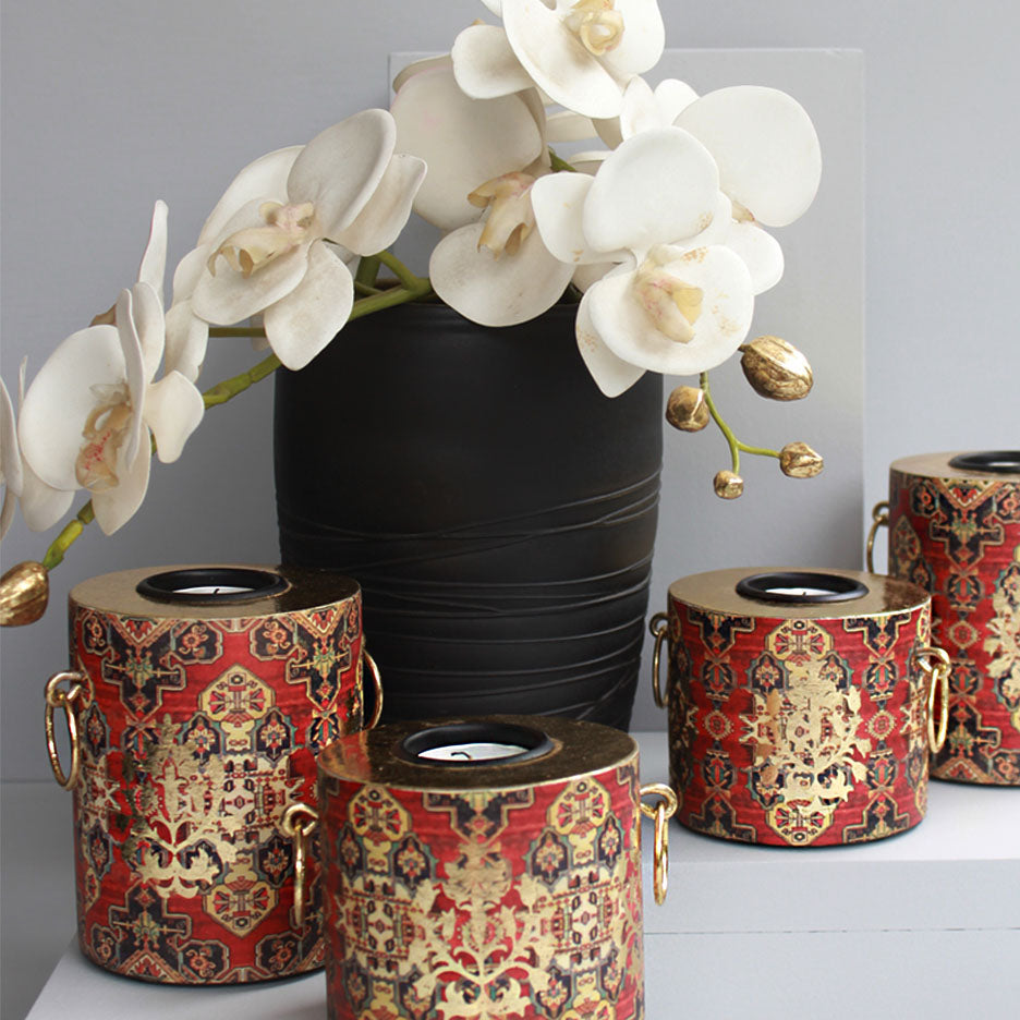 Kama Pillar Candle Holders (Set of 2)