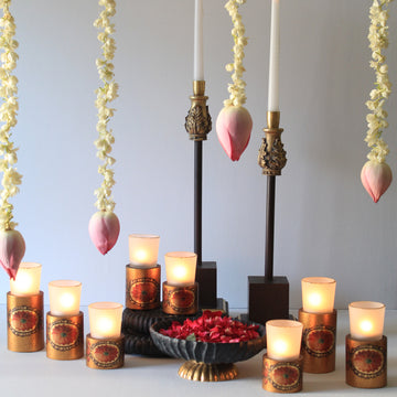 NOORZARA TAPPER CANDLE HOLDER S03- GOLD