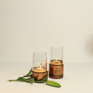 NOOR VOTIVE  (SET OF 2)