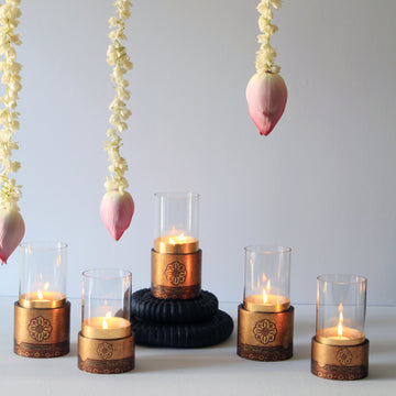 NOOR VOTIVE  (SET OF 2)