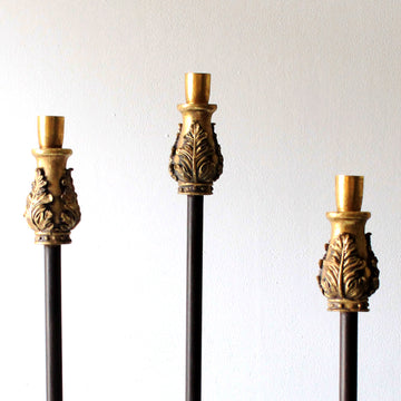 NOORZARA TAPPER CANDLE HOLDERS - GOLD