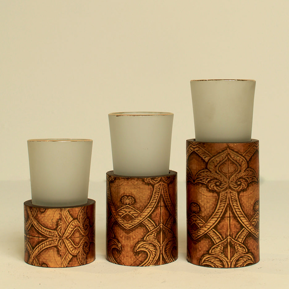 SEHAR VOTIVE  (SET OF 3)