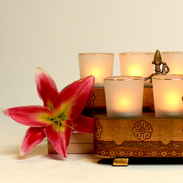 MAYUR VOTIVE (SET OF 5)