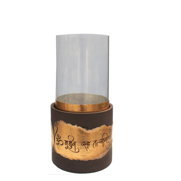 MANTRA GLASS VOTIVES (SET OF 2)