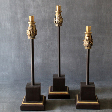 NOORZARA TAPPER CANDLE HOLDERS - GOLD