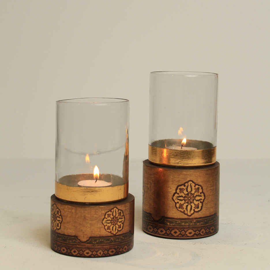 NOOR VOTIVE  (SET OF 2)