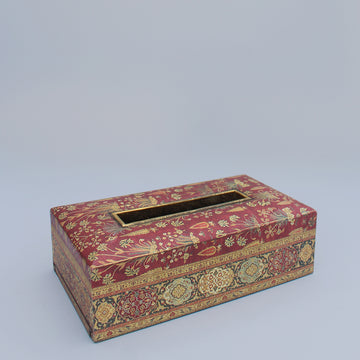 ERAYA TISSUE BOX (MAROON)