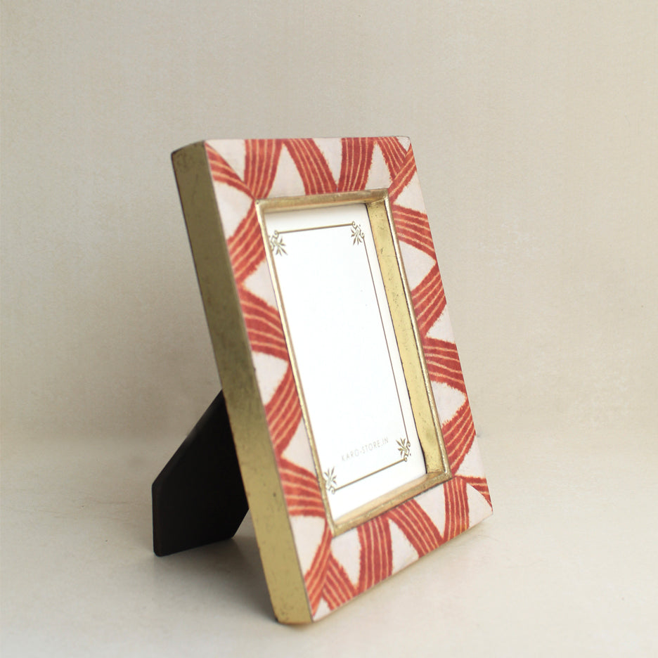 VAAYU RUST ORANGE PHOTO FRAME - 6X4 INCHES