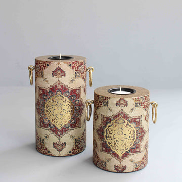 Abeer Pillar Candle Holders (Set of 2)